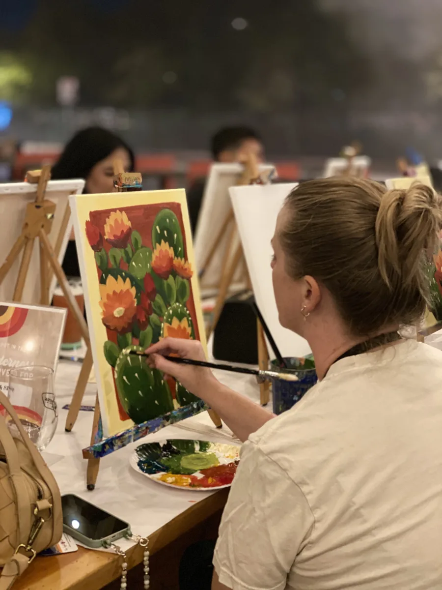 Sip & Paint at Arizona Wilderness DTPHX! - Golden Aspens Photo