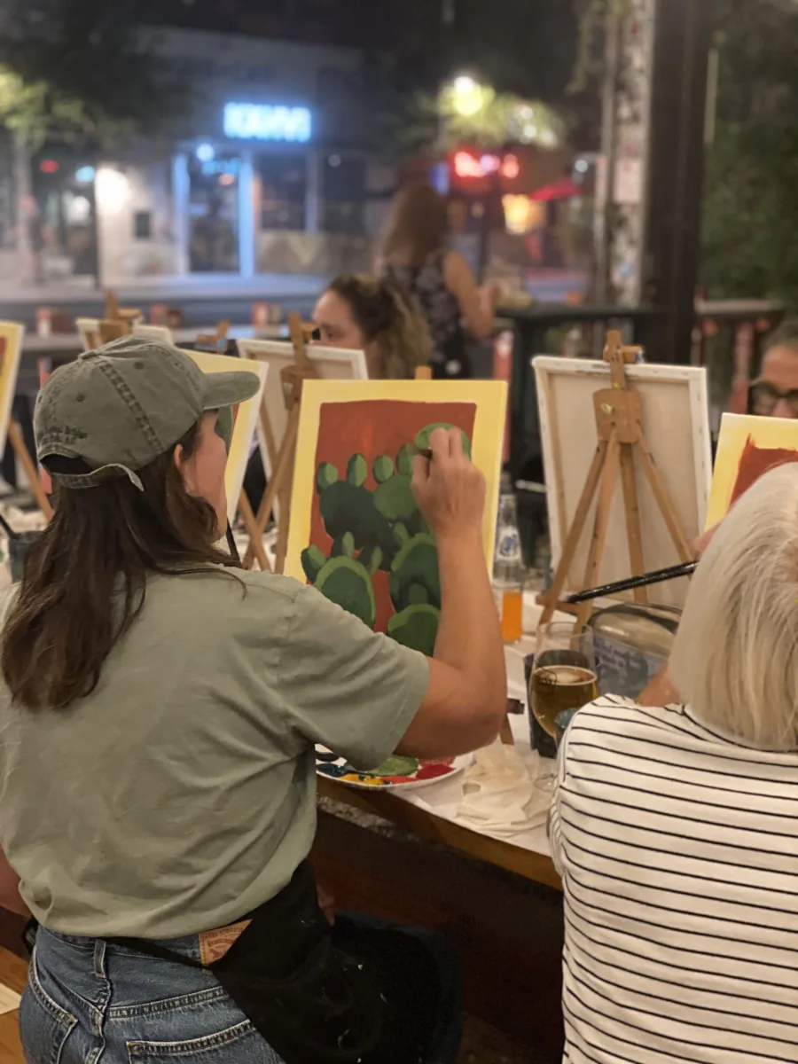 Sip & Paint at Arizona Wilderness DTPHX! - Golden Aspens Photo