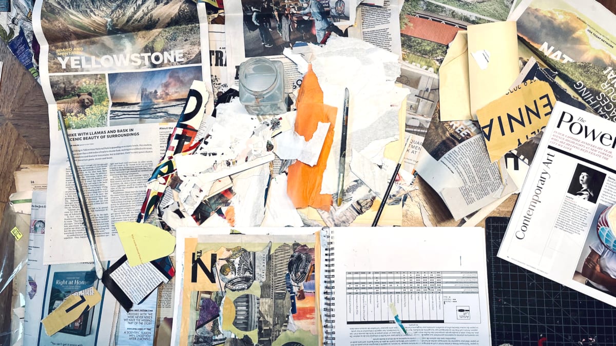Intro to Collage: The History & The Magic at That Creative Space in Beacon NY Photo