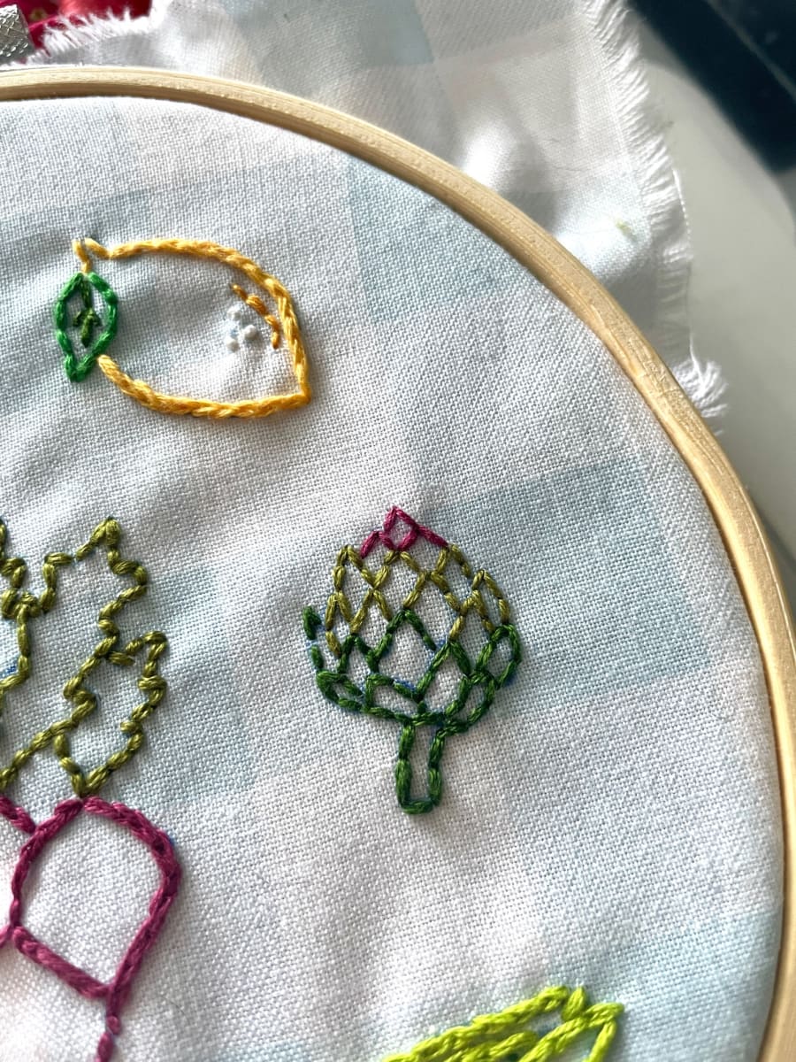Intro to Embroidery: Stitch a Spring Picnic at That Creative Space in Beacon Photo