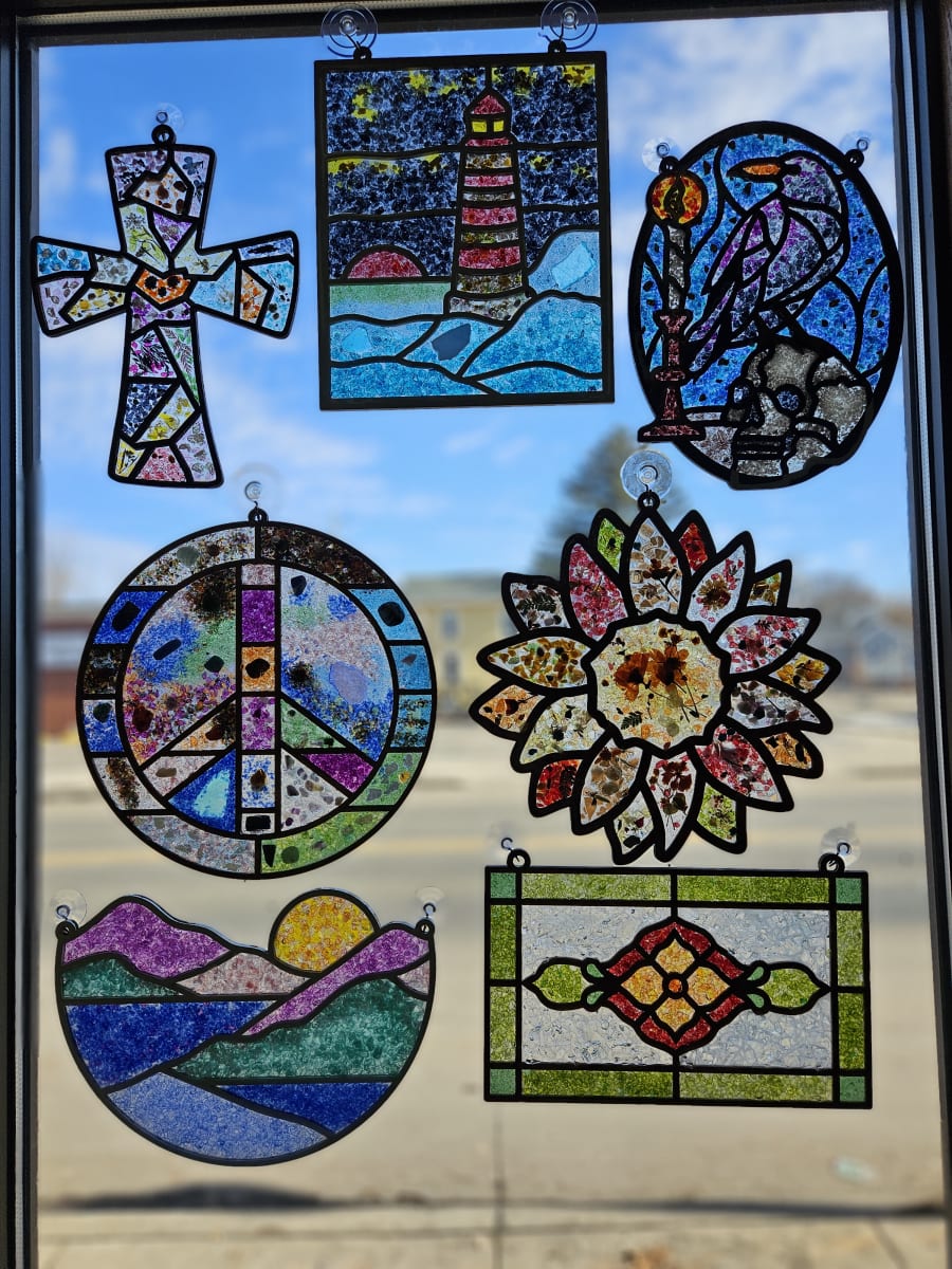 Faux Stained Glass Workshop Photo