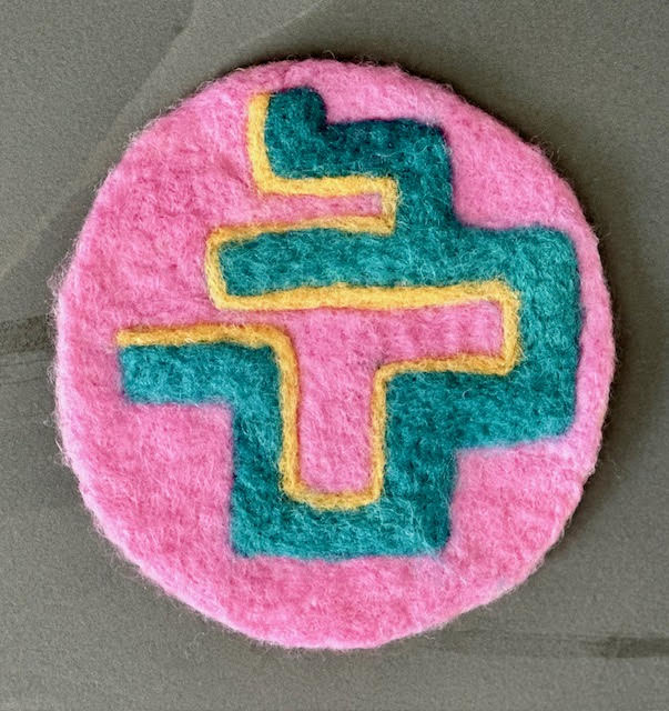 Needle Felted Coasters: Makes a Perfect Gift at That Creative Space Photo