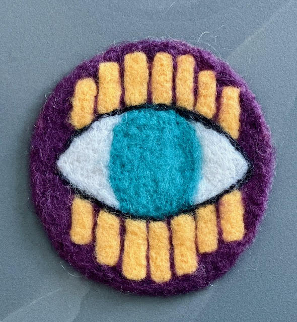 Needle Felted Coasters: Makes a Perfect Gift at That Creative Space Photo