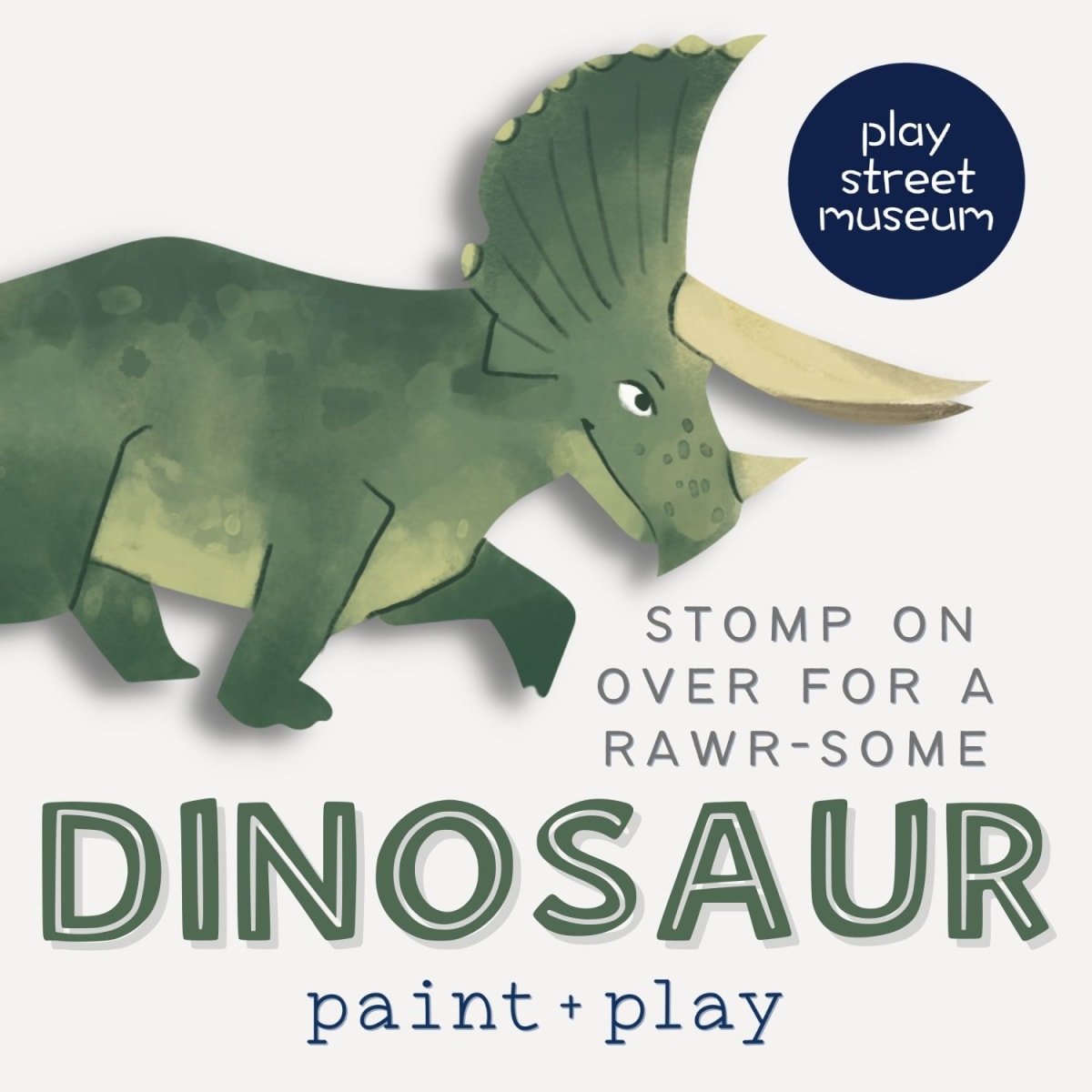 DINOSAUR PAINT+PLAY at PSM WEST U🦖 Photo