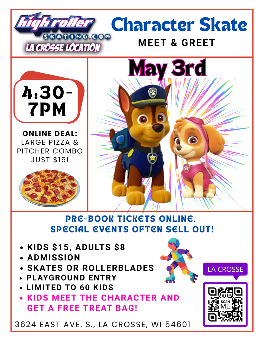 La Crosse - Character Skate Meet & Greet Entry Ticket to a Special Event Photo