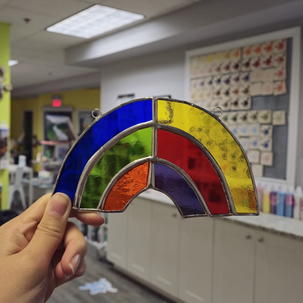 Stained Glass Rainbows Photo