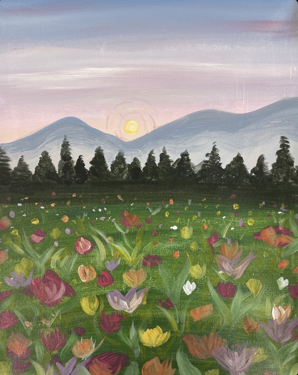 FUNdraiser - Solty's Place - Tulip Mountain Canvas Class Photo