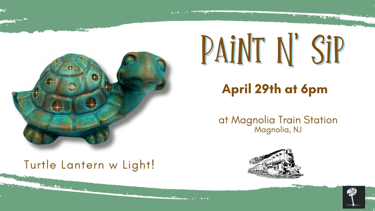 Paint & Sip at Magnolia Train Station - April 29th Photo