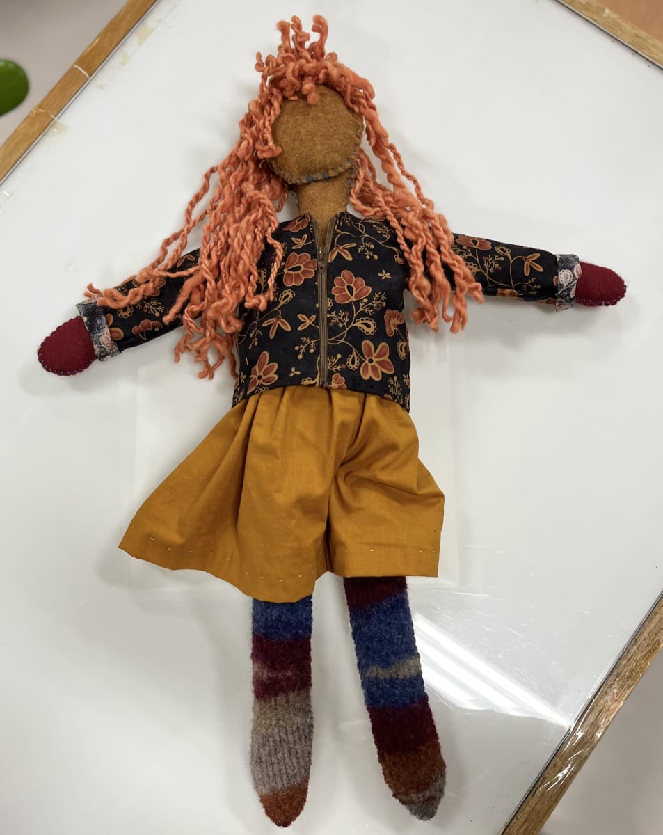 The ART ROOM: Hand Sewn Doll Photo