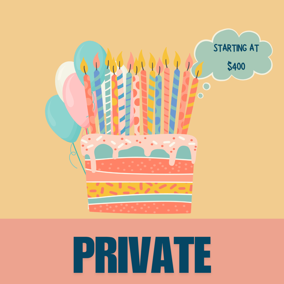 PRIVATE Birthday Party Photo