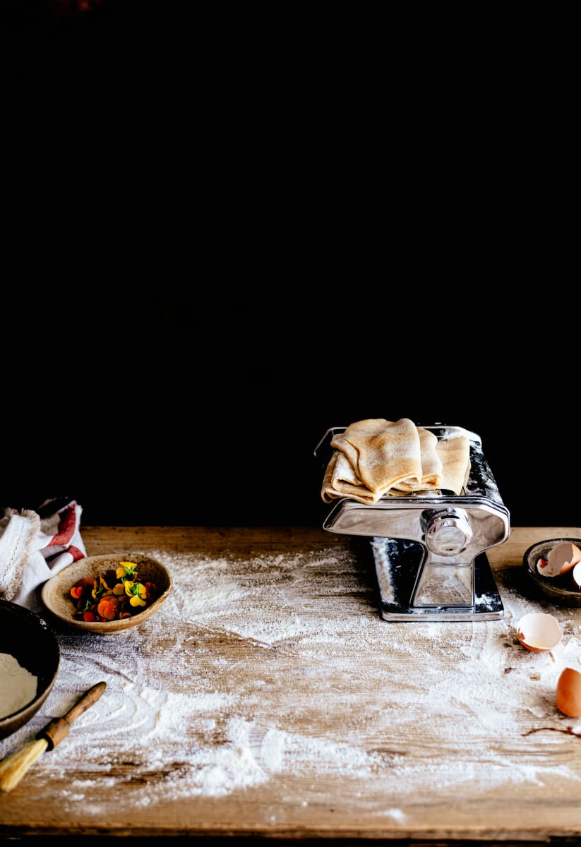 Fresh Pappardelle Pasta w/Portobello, Pancetta, Parmesan & Peas-$125.00 per person [all fees & taxes included] - (2026) Photo