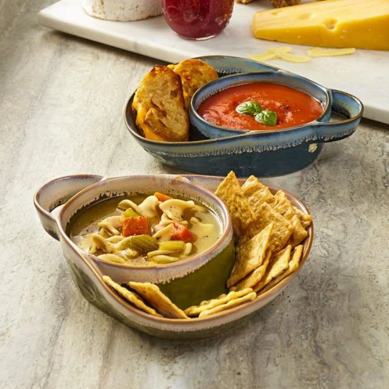 Clay Soup & Crackers Stoneware Photo