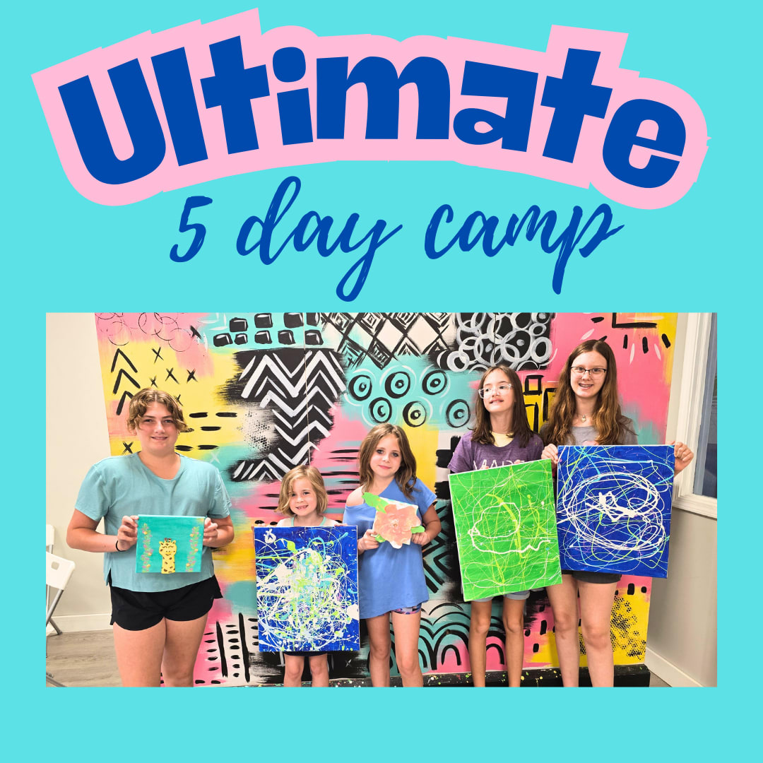Ultimate 5 day Art Camp! July 20th-24th. 1-4pm, $225 Photo