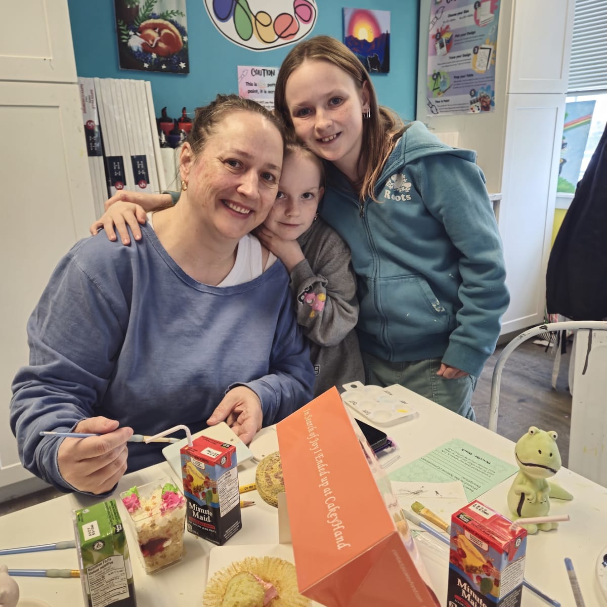 Mother's Day Pastries & Pottery Tea Party Photo