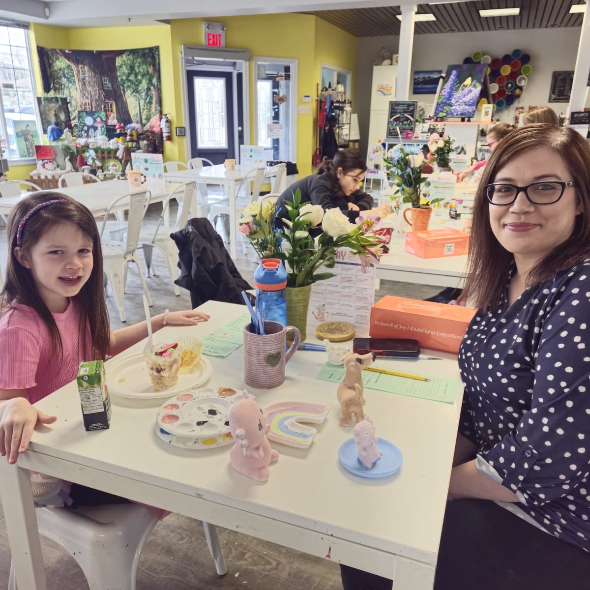 Mother's Day Pastries & Pottery Tea Party Photo