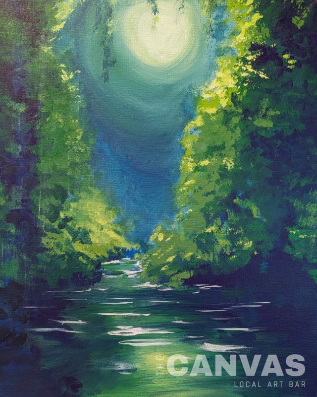 Canvas Classic: Emerald Evening Photo