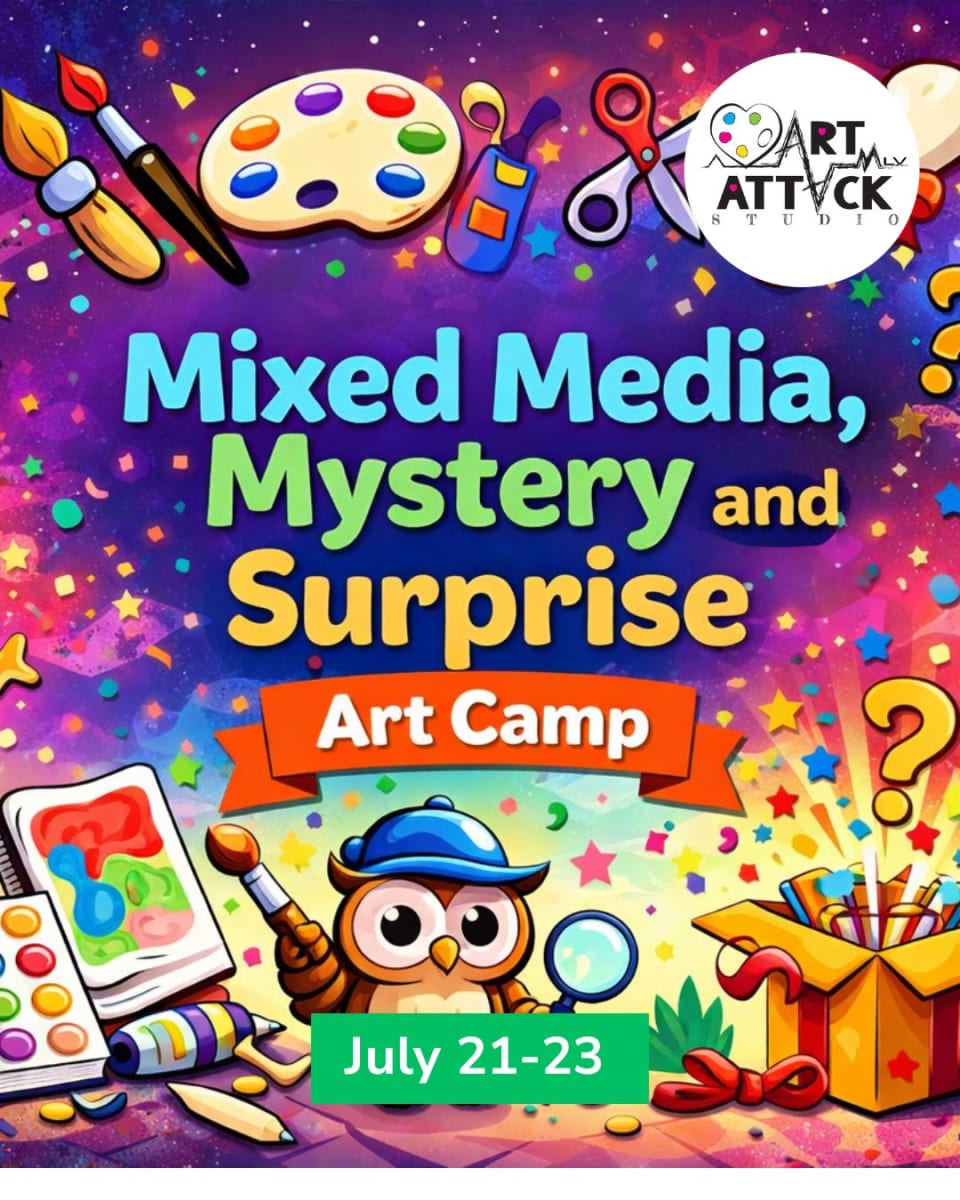 Mixed-Media, Mystery and Surprise  July 21st-July 23rdh 10:00am-12:00pm Photo