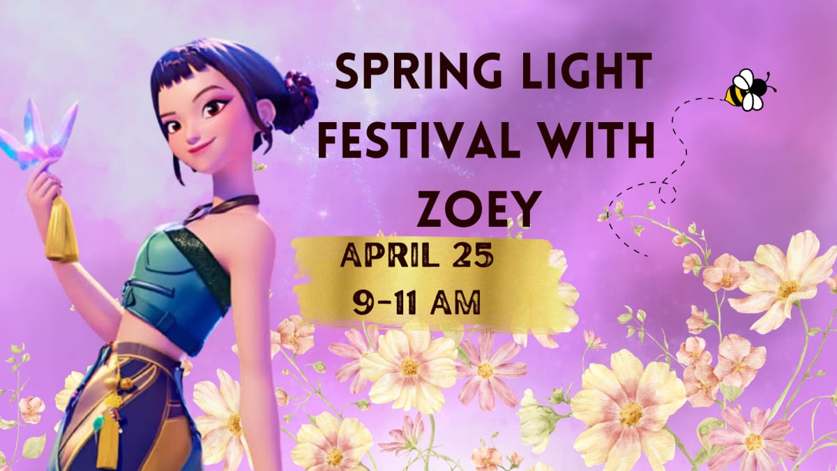 Demon Hunters: Spring Light Festival with Zoey Photo