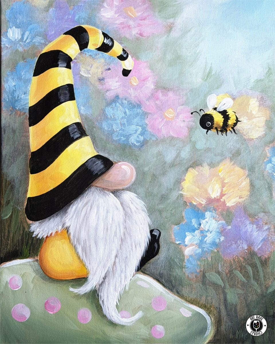 Canvas Class: Let's Bee Friends! Photo