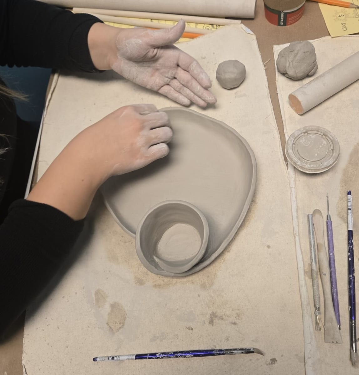 Clay Chip & Dip Bowls Photo