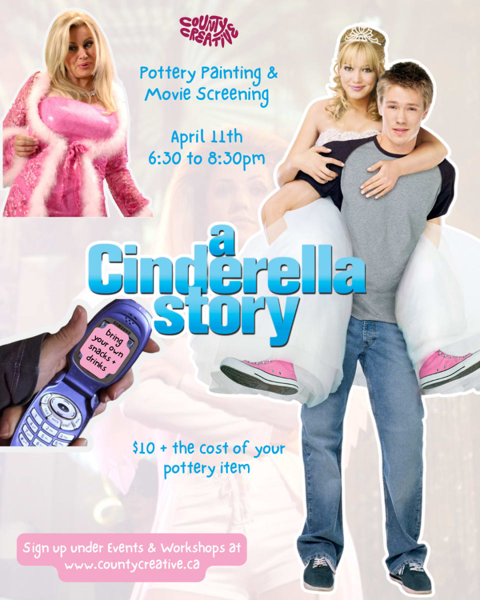 A Cinderella Story - Pottery Painting & Movie Screening Photo