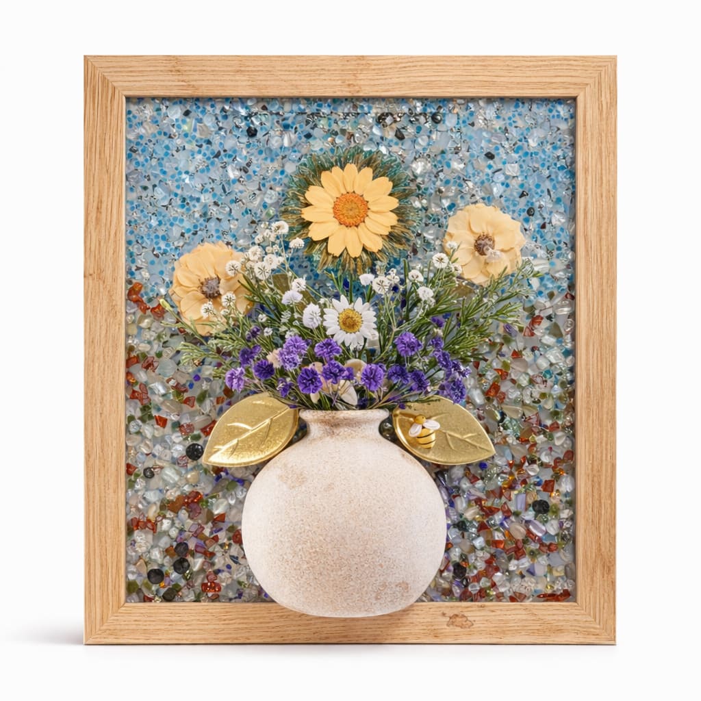 Baroda Crushed Glass Crafting Party (Glimmer Frames) Photo
