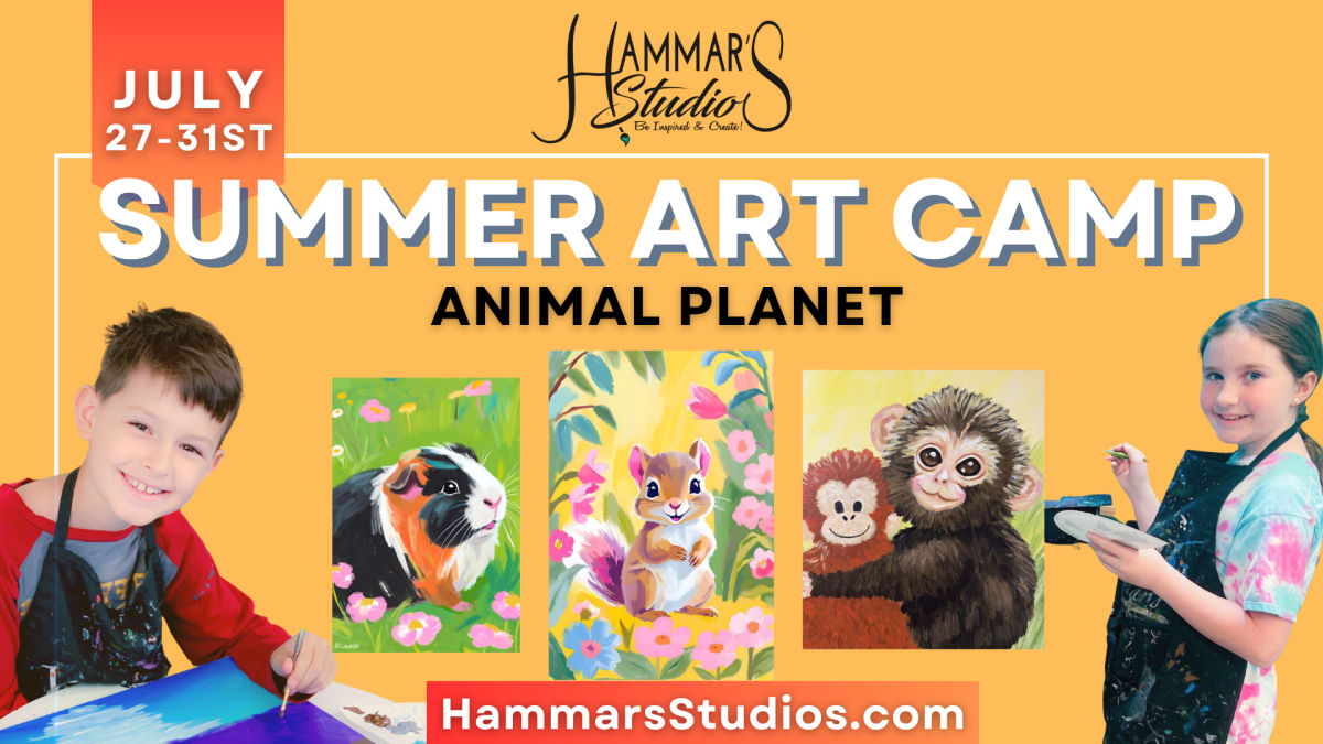 Summer Art Camp: Animal Planet  ! 9-12pm Full Week Photo