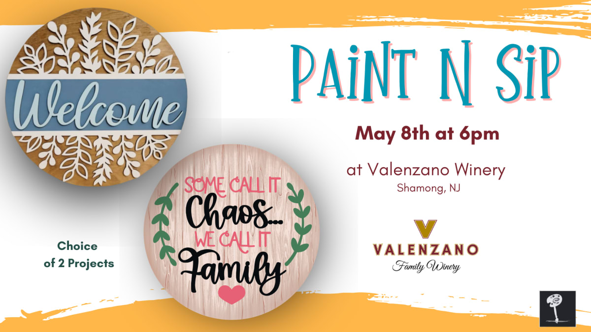 Paint N Sip at Valenzano Winery - May 8th Photo