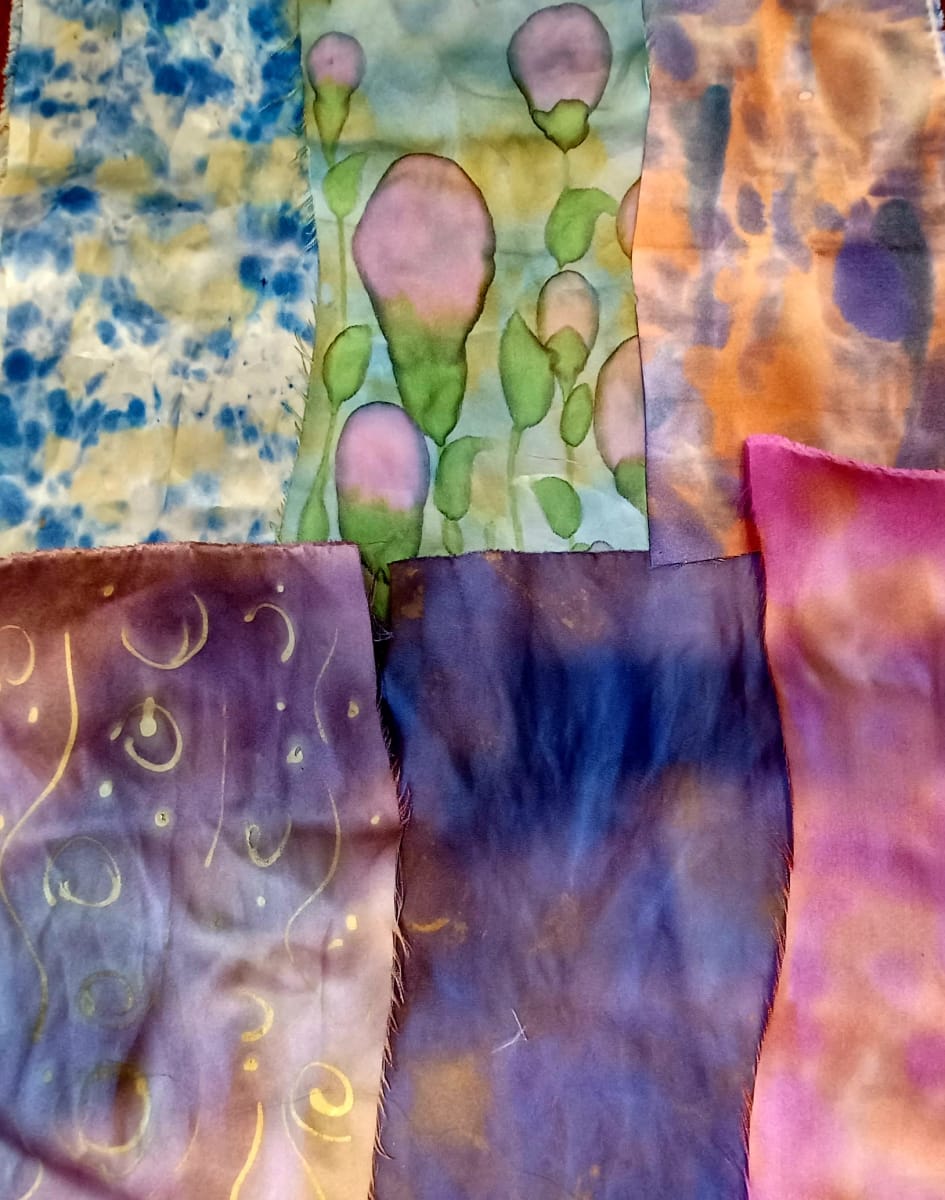 Alcohol Ink on Silk: Make a Silk Scarf Photo