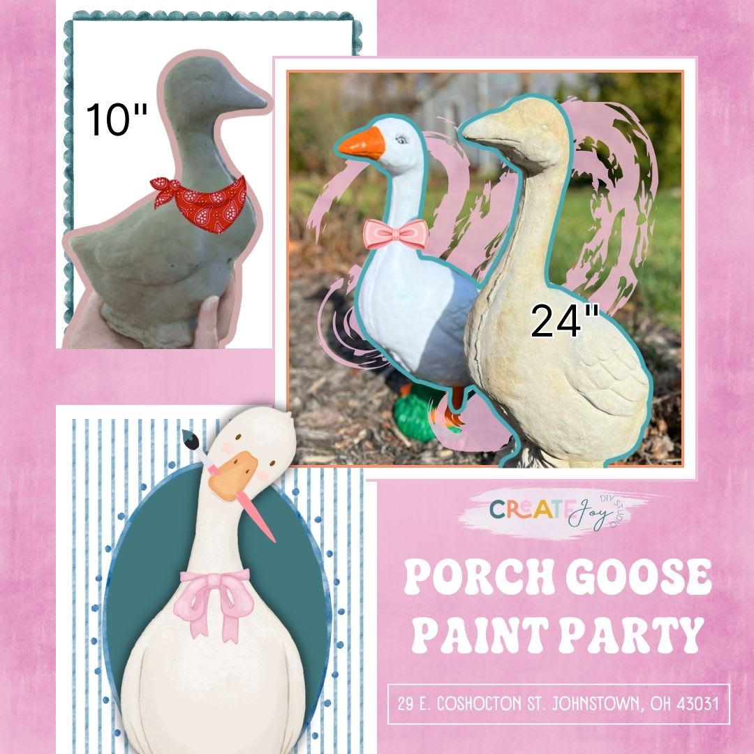 🎨🪿 Porch Goose Paint Party! 🪿🎨 Photo