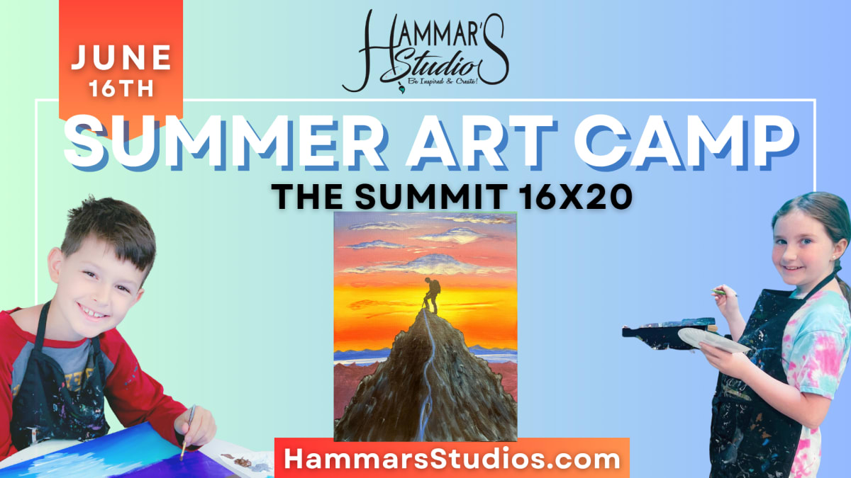 🎨 Summer Art Camp: The Summit 16x20🌅 9-12pm Photo