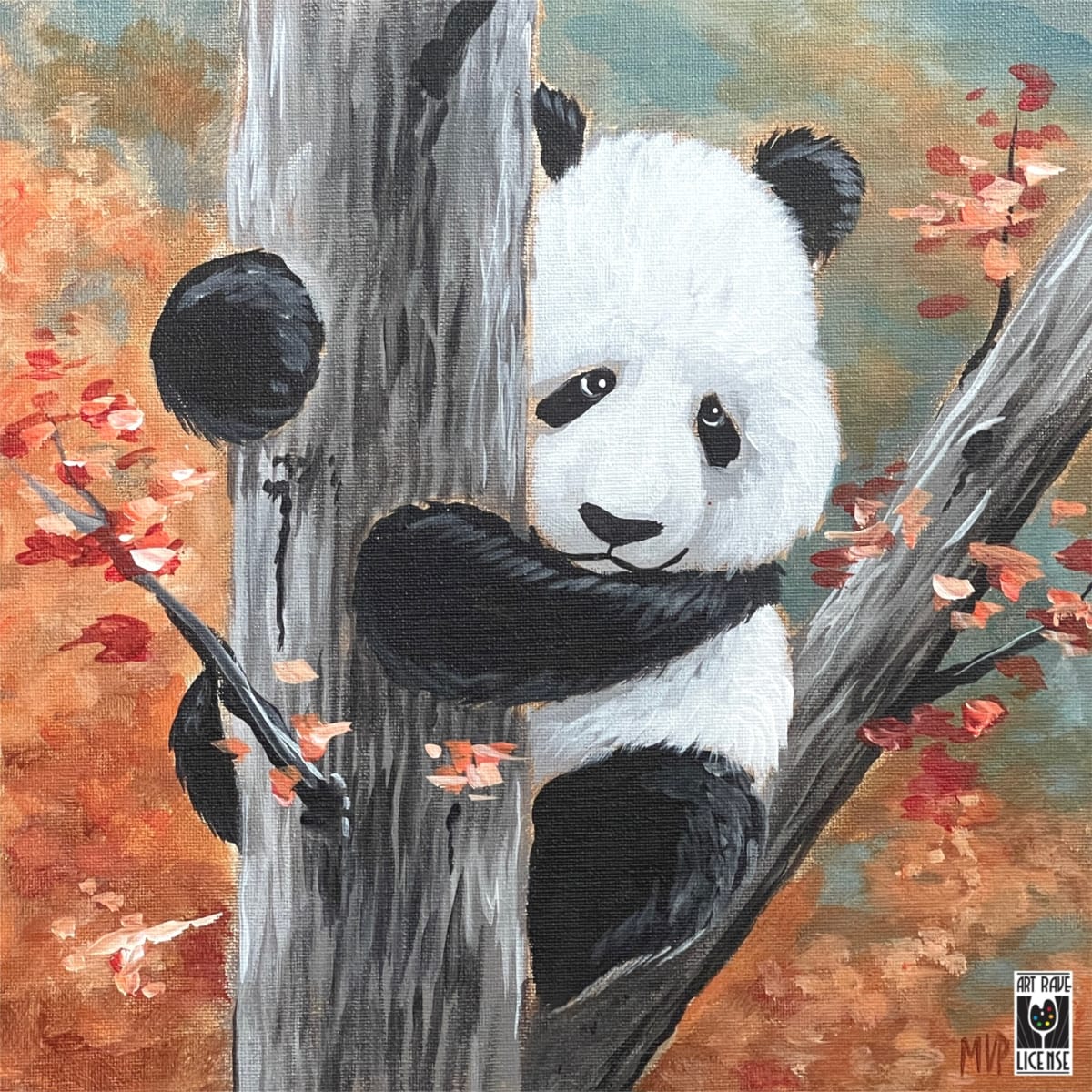 Big & Little Canvas: Positively Panda Photo