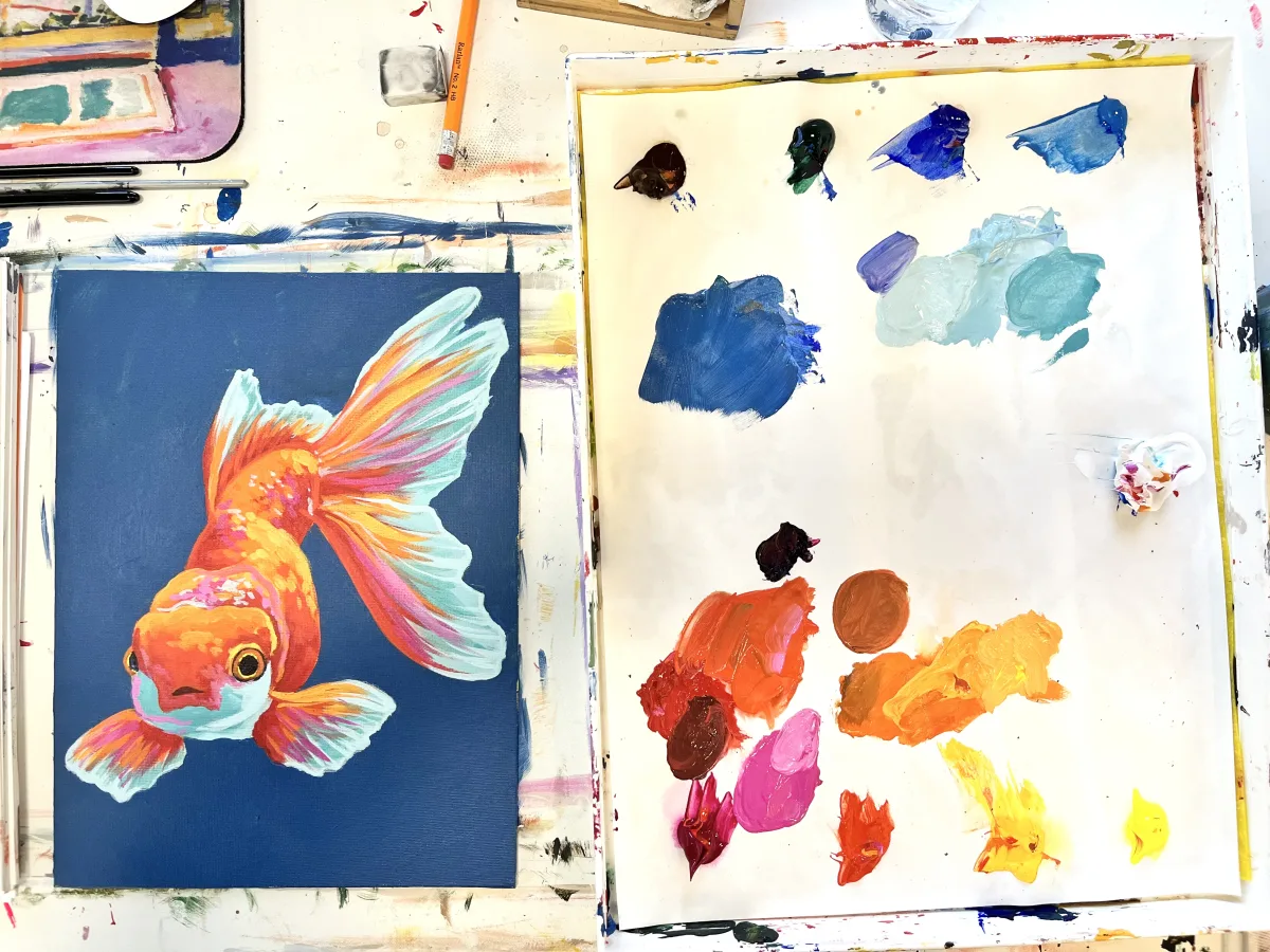 Weekly Acrylic Basics Summer Adult Workshops - Hybrid Photo