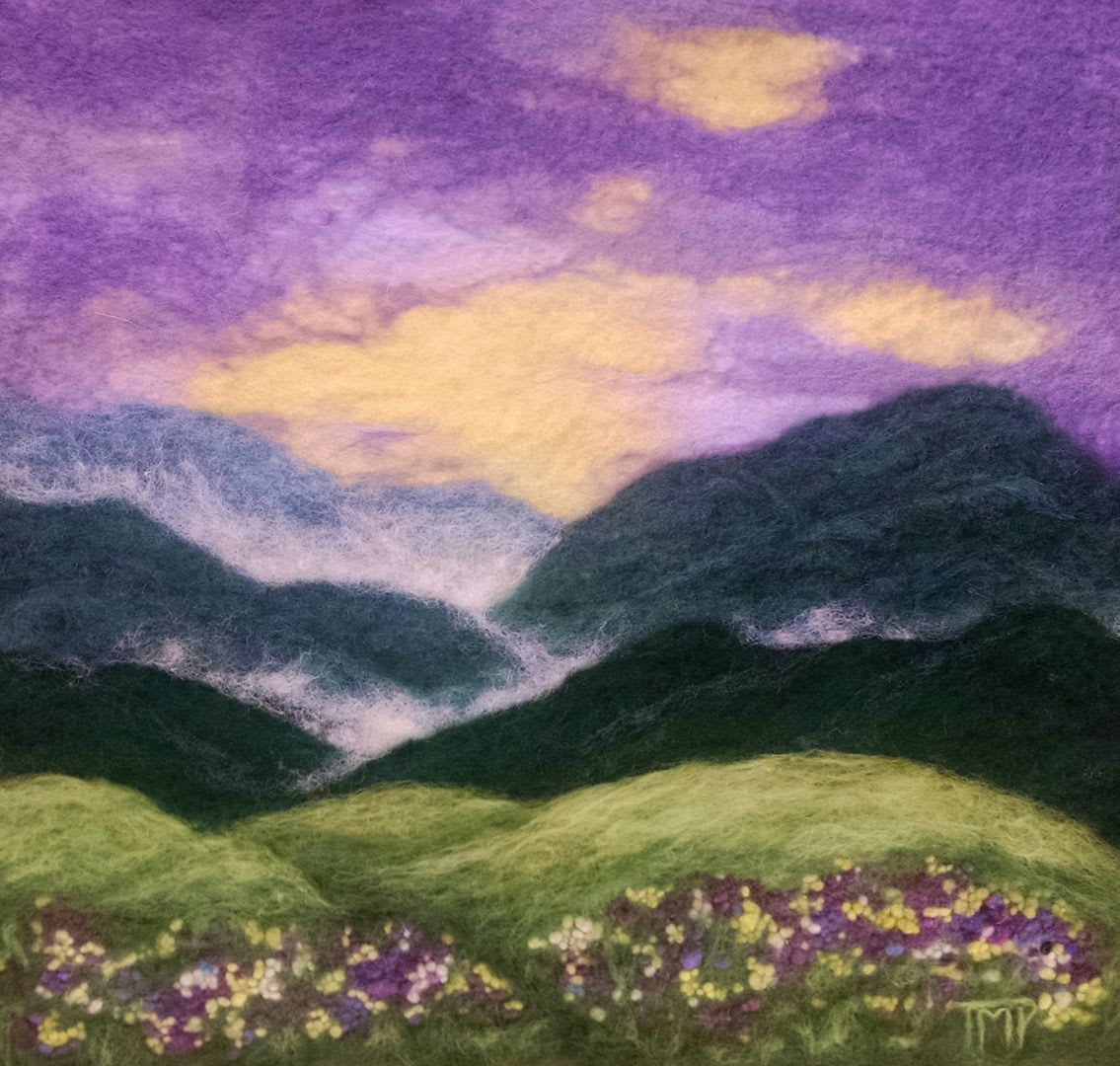 Painting With Wool: A 2D Needle Felting Workshop with Lorelle Photo