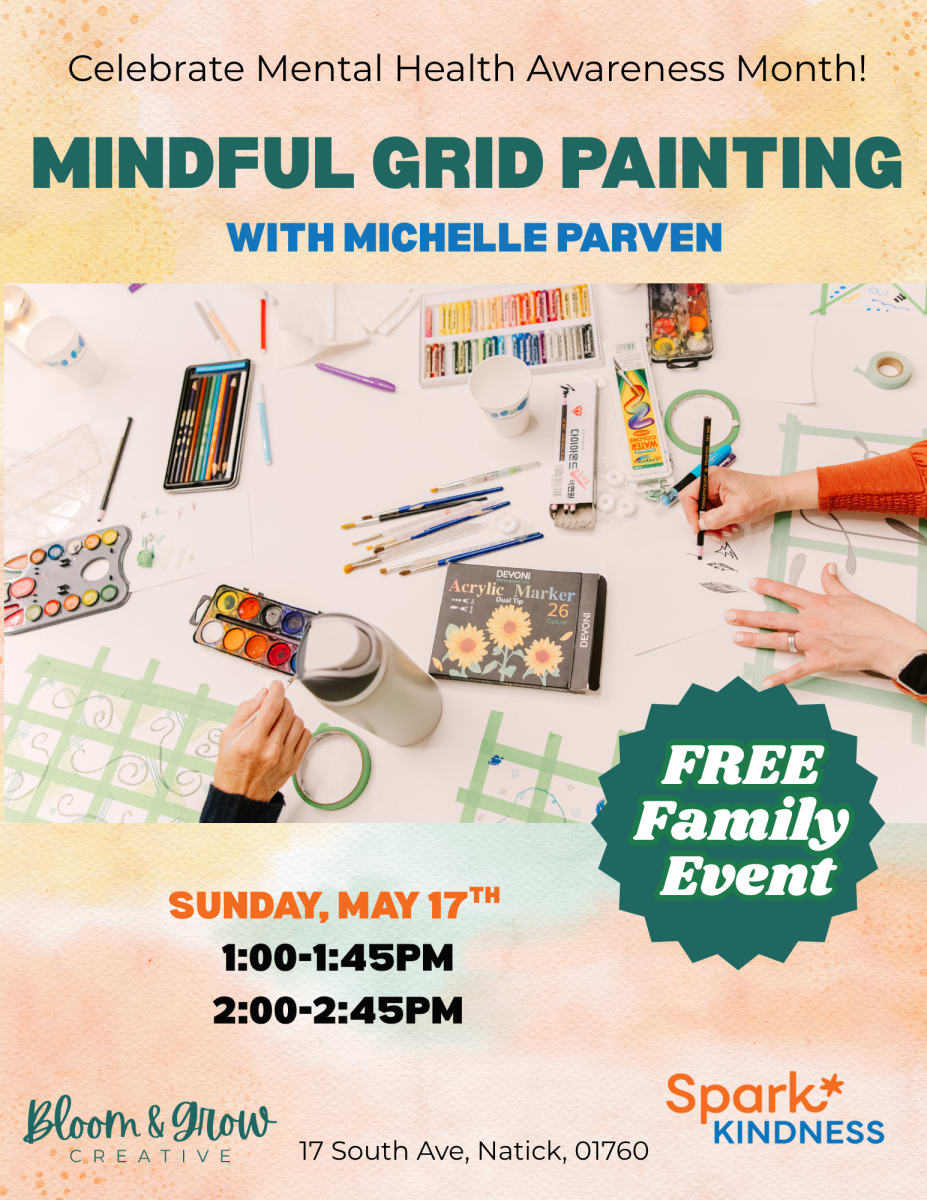 Mindful Grid Painting w/ Michelle Parven Photo