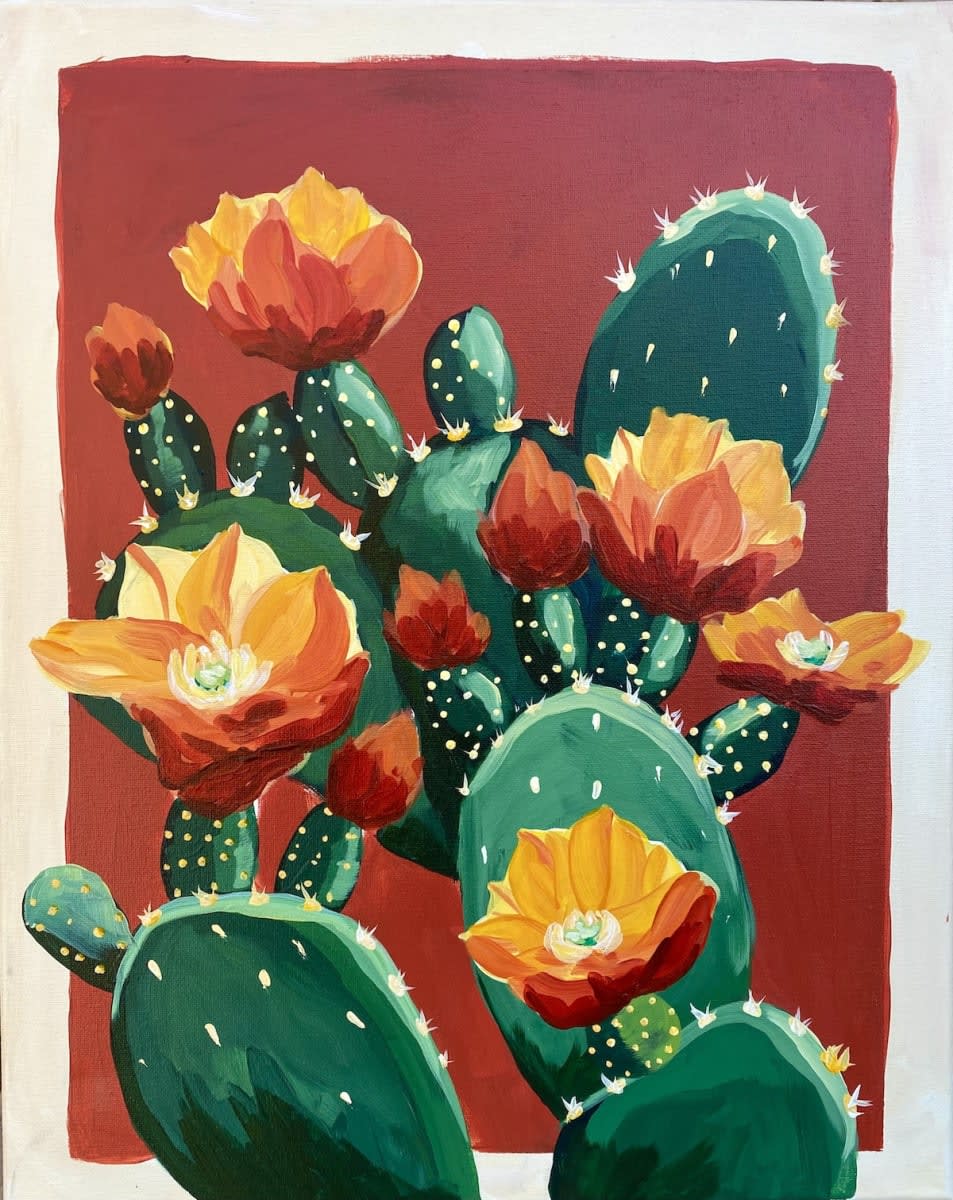 VAN GOGH VINO Sip & Paint - Desert Pear Photo