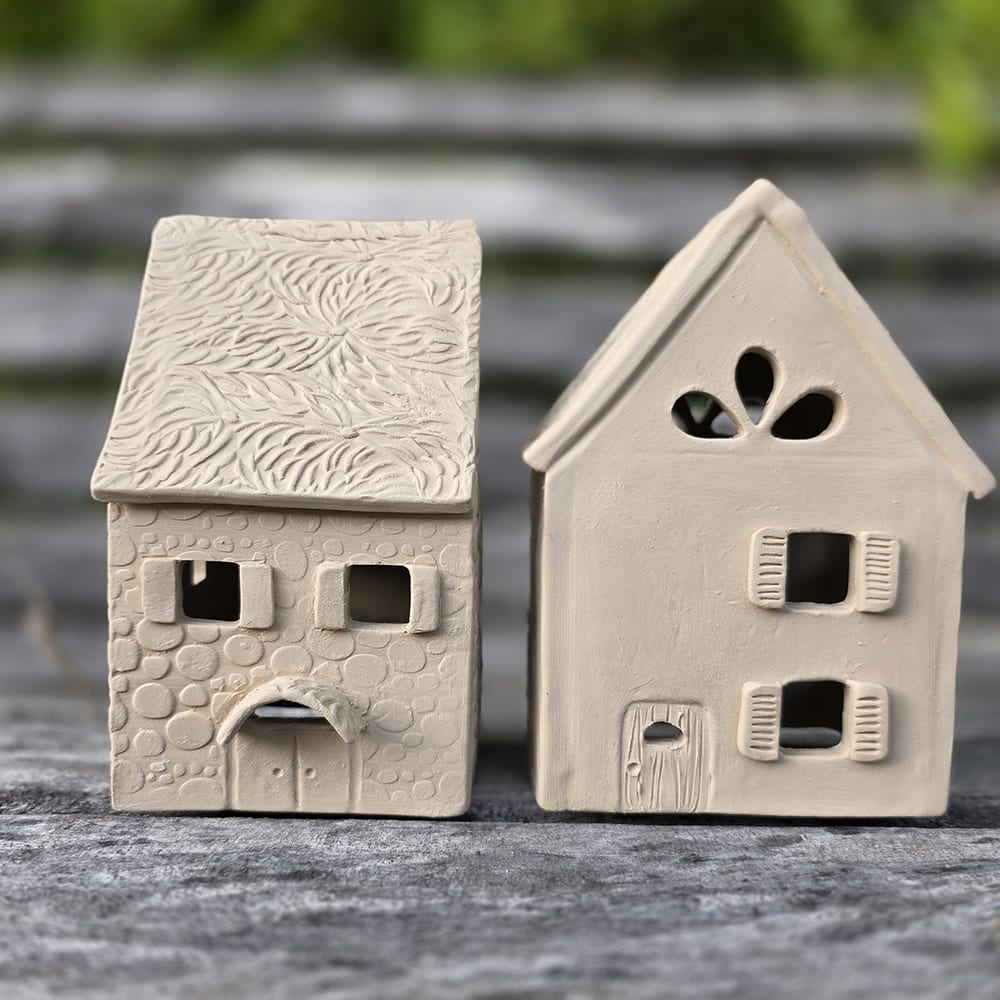 Tiny Tea Light Houses with DeAnna Photo