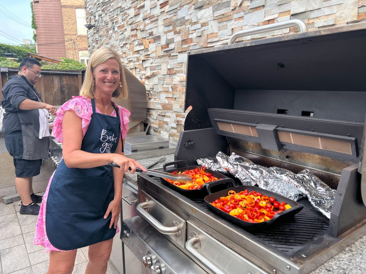 Hands-On Girls Who Grill with Babs Photo