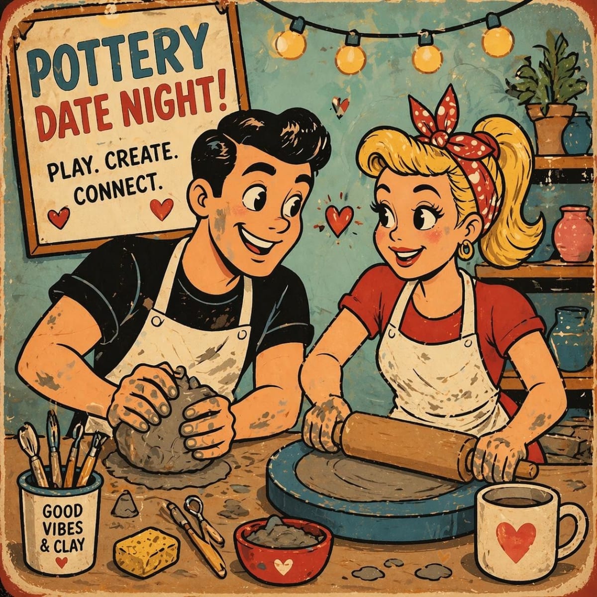 ClayMates- Date Night Event - Thursday, July 9th - 6-8pm Photo