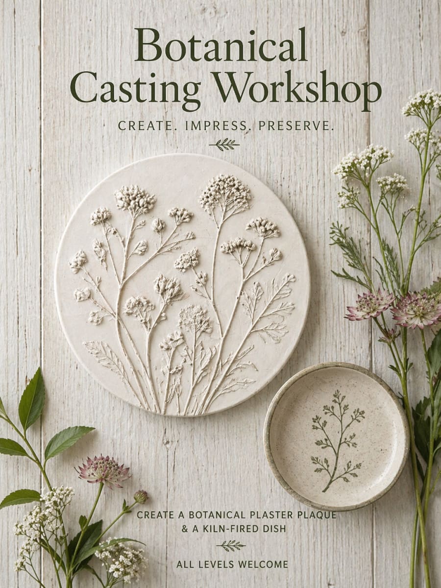 Botanical Casting & Jewelry Dish Workshop Photo