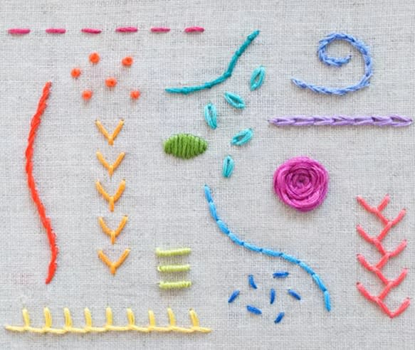 "Beginner Embroidery" Workshop Photo