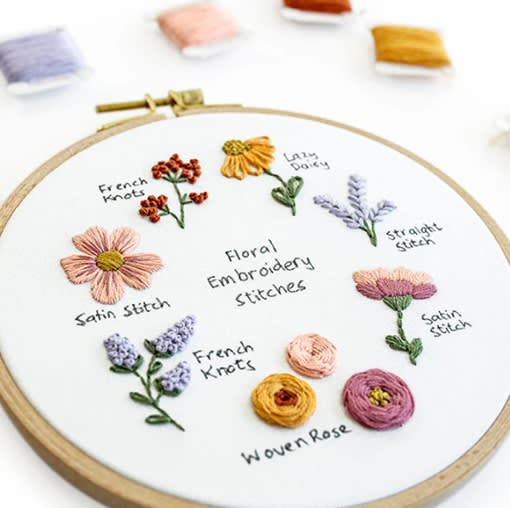 "Beginner Embroidery" Workshop Photo