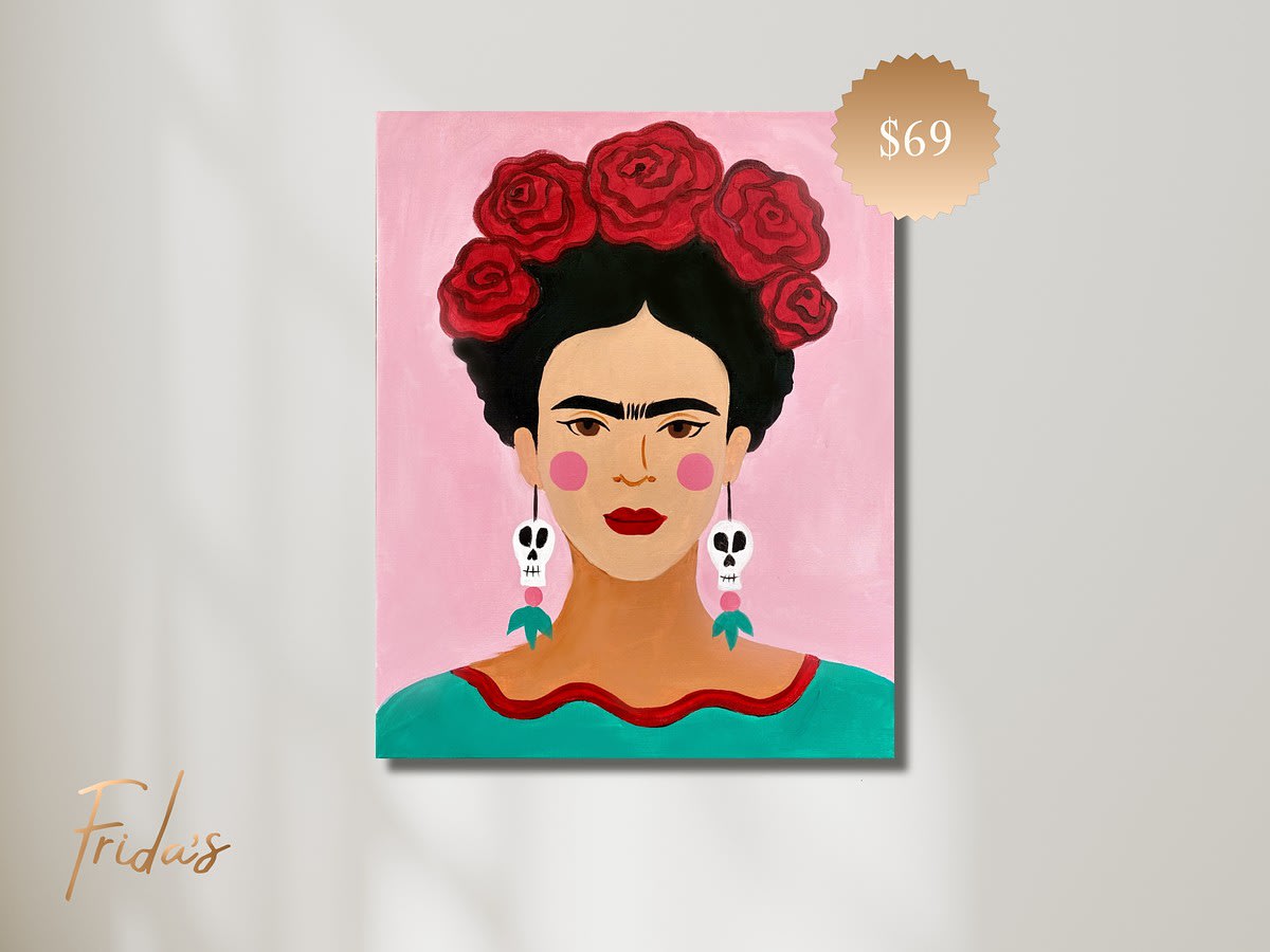 I AM MY OWN MUSE | Frida's Luxe Sip n' Paint Photo