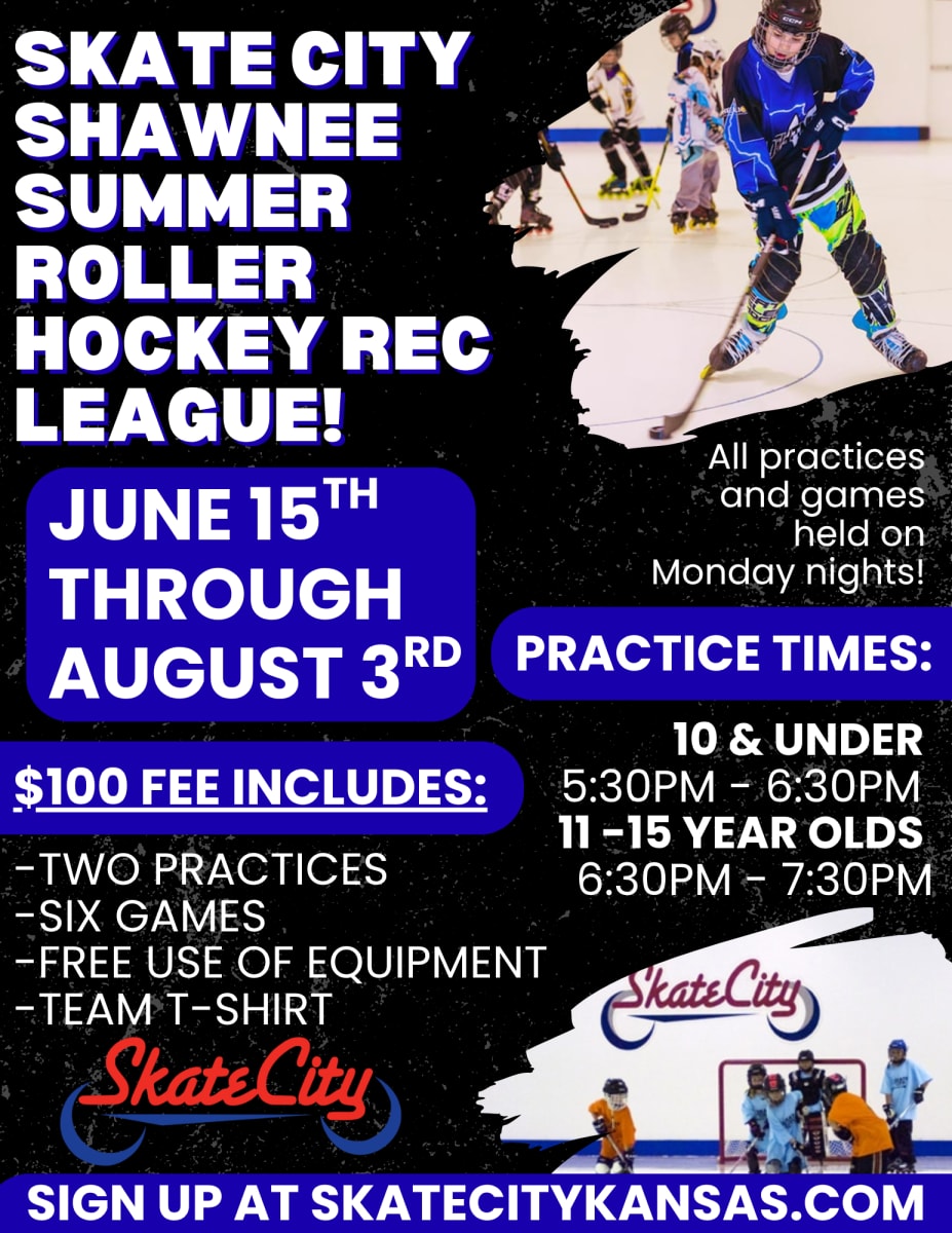 June 15th 2026 Shawnee Summer Inline Hockey Rec League Photo