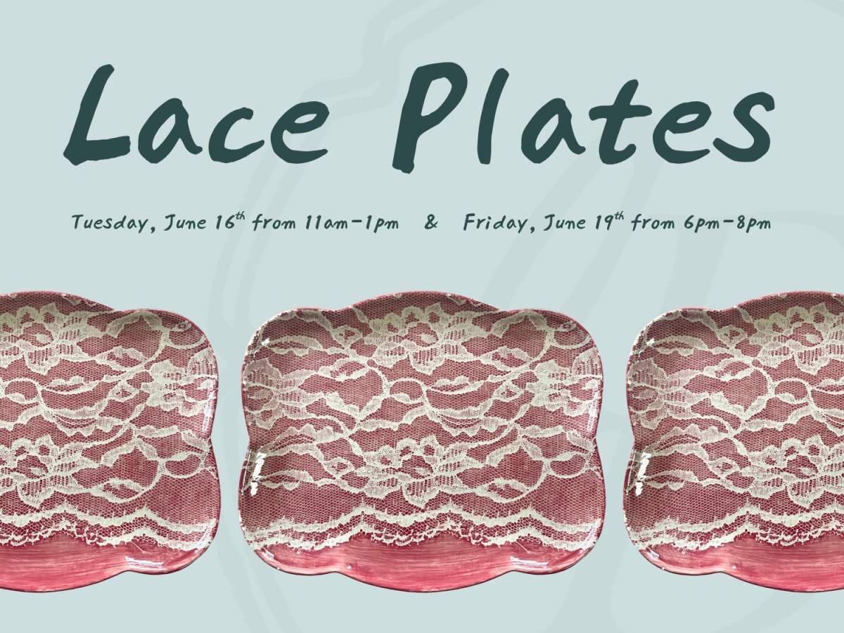 Lace Plates Workshop Photo