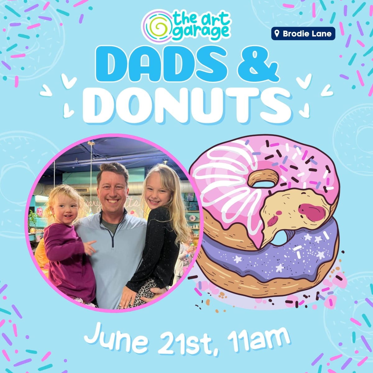Dads & Donuts! Father's Day Event Photo