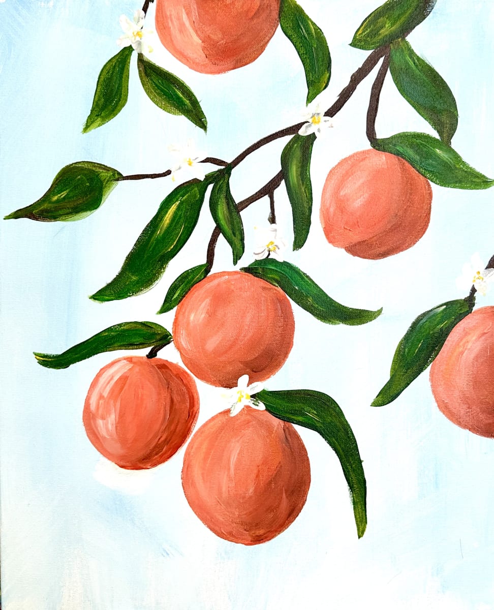 Paint & Sip "Peaches" Photo