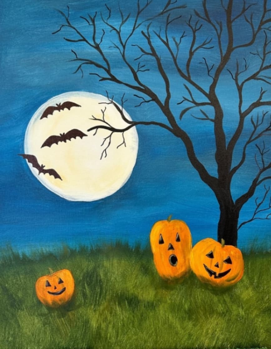 Paint & Sip "Spooky" Photo