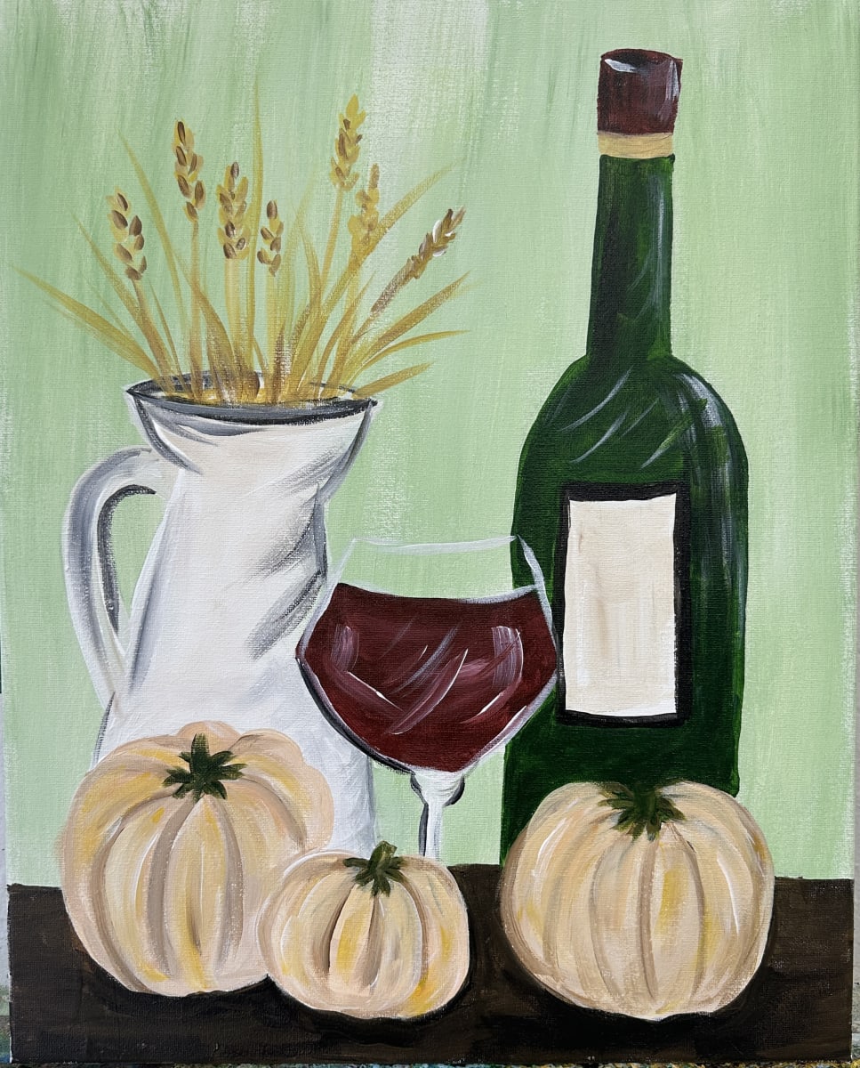 Paint & Sip "Fall Vino" Photo