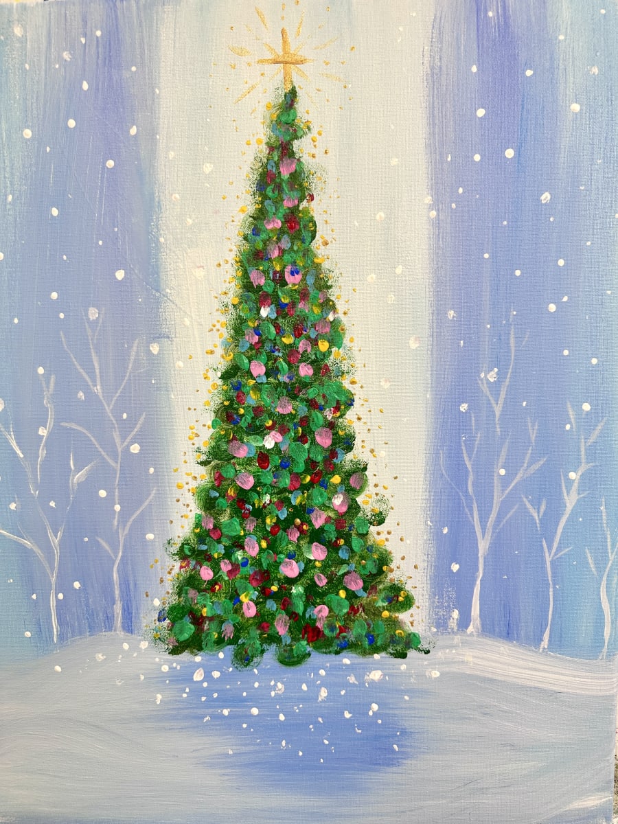 Paint & Sip "Oh Christmas Tree" Photo